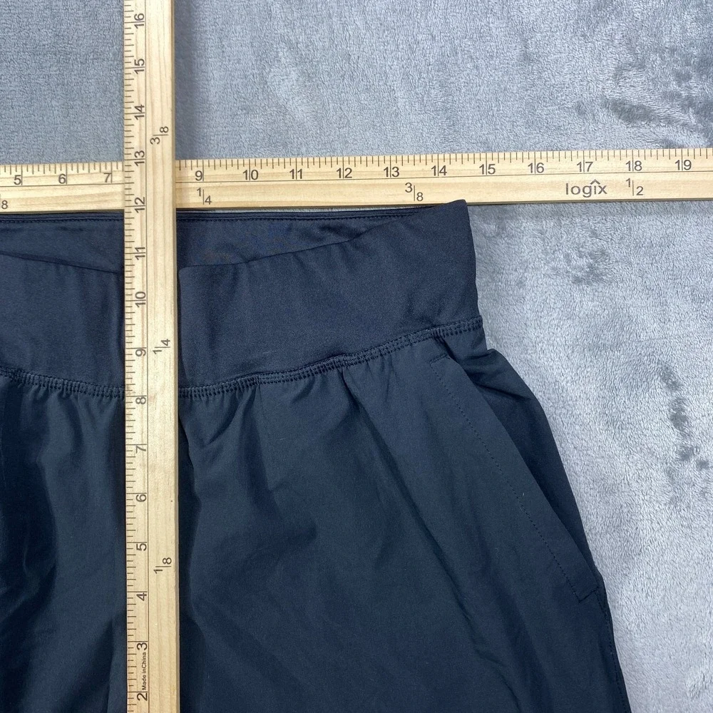 Under Armour UA Storm Pants Black Youth Medium Fitted Heatgear Track Ankle Zip